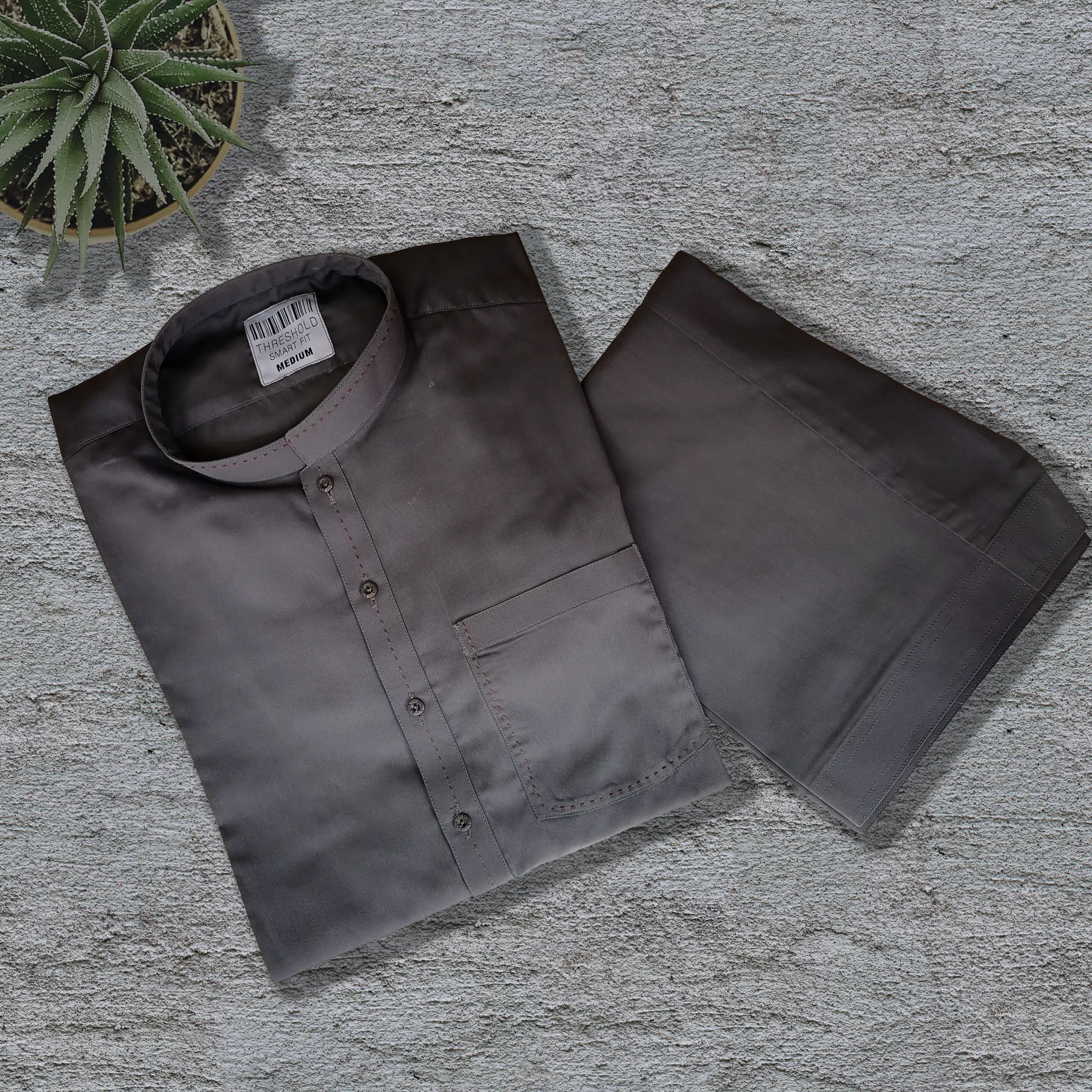 Classic Sharlwar Kameez which provide a smart and elegant look to your personality. This easy-wearing long-sleeve Sherwani collar Suit made with Cotton Fabric, carefully stitched for elegance, comfortability and strength. Perfect for any occasion.