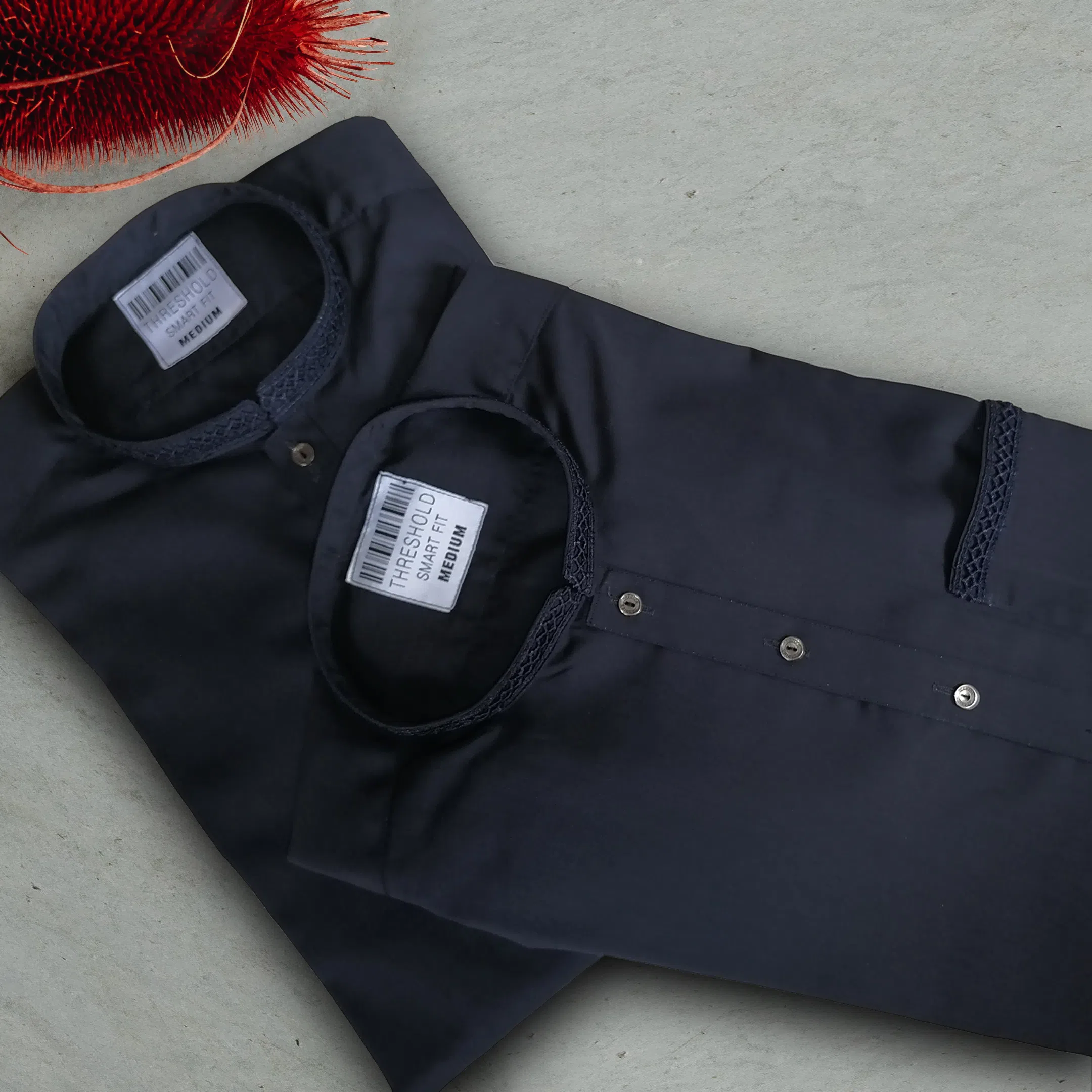 Classic Sharlwar Kameez which provide a smart and elegant look to your personality. This easy-wearing long-sleeve Sherwani collar Suit made with Cotton Fabric, carefully stitched for elegance, comfortability and strength. Perfect for any occasion.