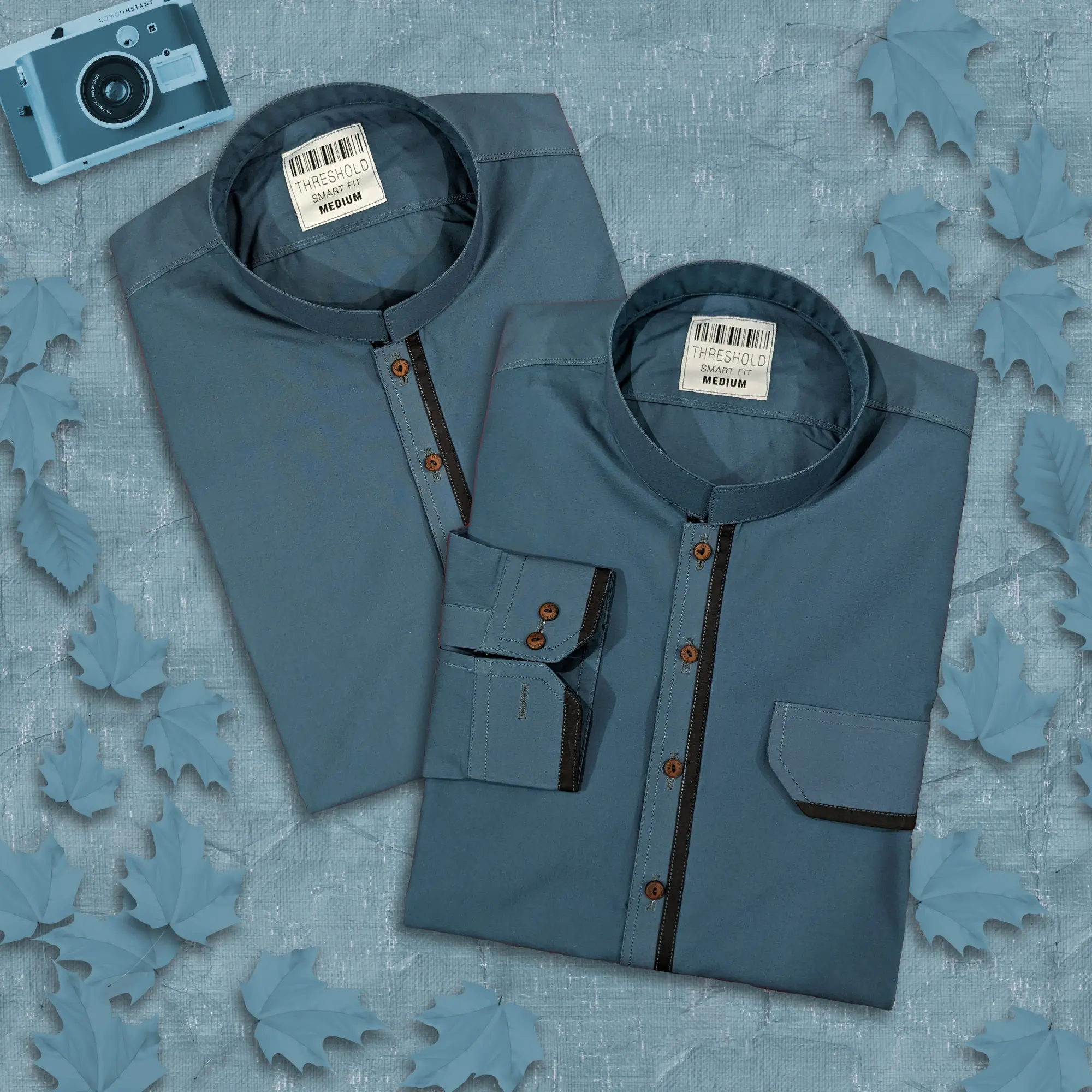Classic Sharlwar Kameez which provide a smart and elegant look to your personality. This easy-wearing long-sleeve Sherwani collar Suit made with Cotton Fabric with natural stretch, carefully stitched for elegance, comfortability and strength. Perfect for any occasion.